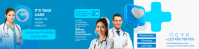 Medical facility banner Cartel de 2 × 8 pulg. template