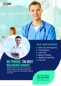 Medical Flyer A2 template