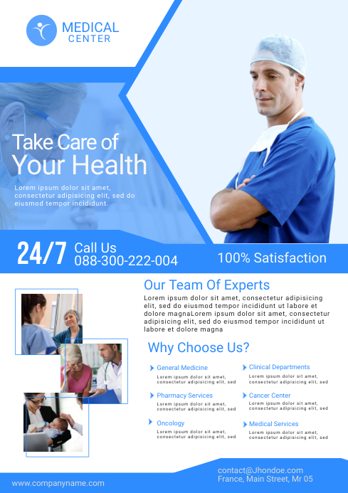 Medical Flyer Template Postermywall