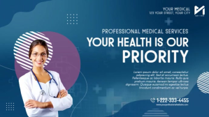 Medical Healthcare Video Template Digitalt display (16:9)