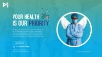 Medical Healthcare Video Template Affichage numérique (16:9)