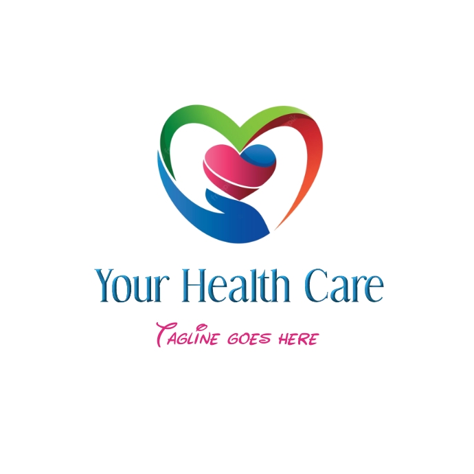 Sample Logo Health Medical logo,health care logo,heart logo Template | PosterMyWall