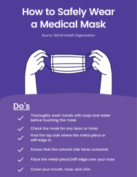 Medical Mask模板 Postermywall