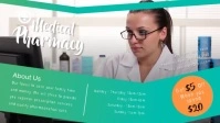 Medical Pharmacy Facebook Cover Video template