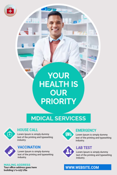 Sample Medical Poster Medical Poster Template | PosterMyWall