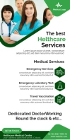 Medical Rollup ป้ายโรลอัป 3' × 6' template