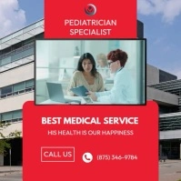 Medical Service Instagram-Beitrag template