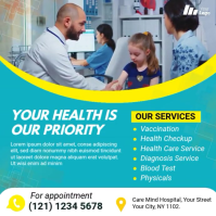 Health Care Video template Instagram Post