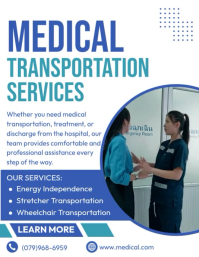 Medical Transportation Services Flyer (US Letter) template