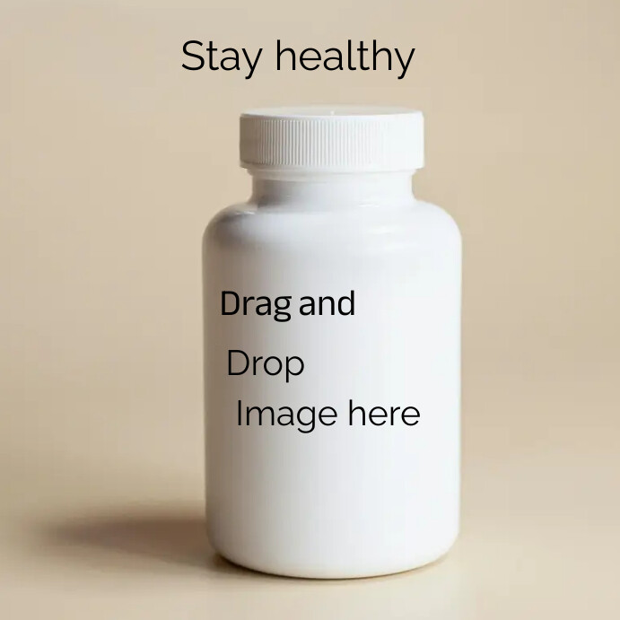 Medicine bottle Template PosterMyWall Medicine bottle Template PosterMyWall