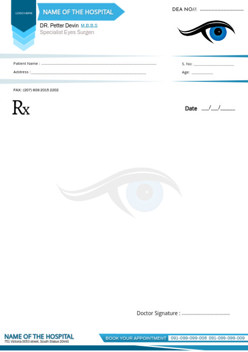 Prescription Template Hd Medicine prescription template | PosterMyWall
