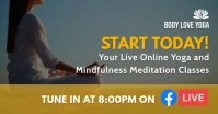 Meditation and Yoga Facebook Live Template