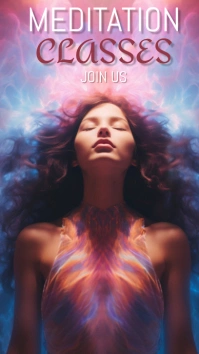 meditation classes online Instagram Story template