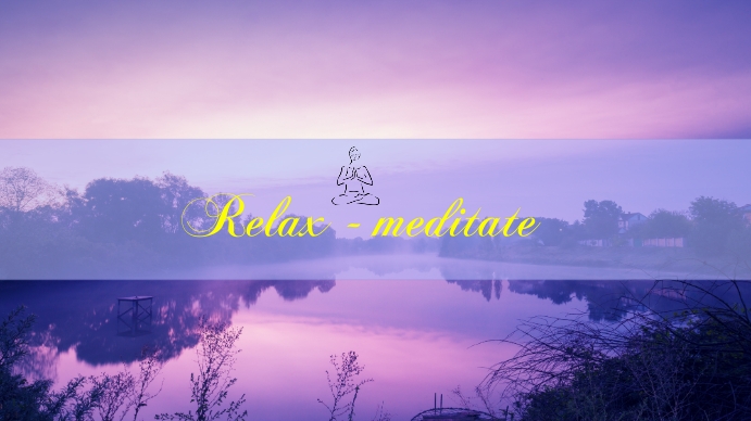 Meditation Youtube Channel Art Template Postermywall Meditation Youtube Channel Art Template Postermywall