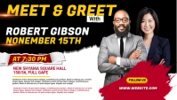 Meet & Greet Blog header template