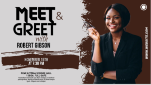 灰色 Meet & Greet Blog header Blog overskrift Template