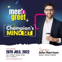 meet & greet Instagram Post template