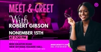 Meet & Greet Facebook Event Cover template