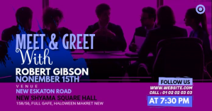 Meet & Greet Facebook Share Image delt Facebook-billede template