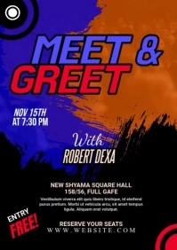 Meet & Greet Flyer (1) A2 template