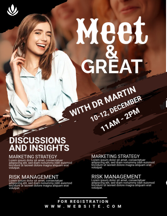 Image 13 for Meet And Greet Flyers Templates