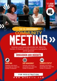 Meet & Greet Flyer A2 template