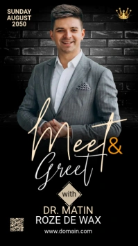 Meet & Greet Instagram Story template