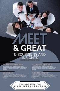 Meet & Greet Pinterest Graphic template