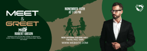Green Meet and Greet Event Tumblr-banner Template
