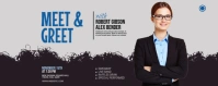 Meet & Greet Twitch Banner Twitch-Banner template