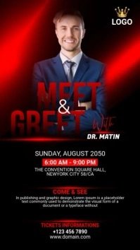 Meet & Greet WhatsApp Status template