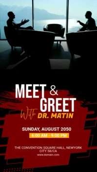 Meet & Greet WhatsApp Status template