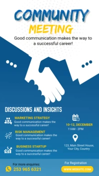 Meet & greet WhatsApp Status template