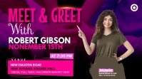 Meet & Greet Digital Display template