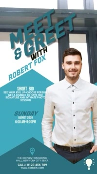 Meet & Greet Digital Display template
