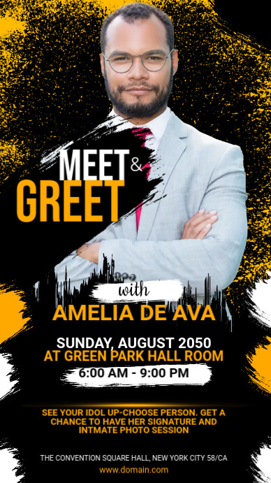 Meet & Greet Instagram Story template