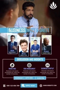 Meet & Greet Tumblr Graphic template