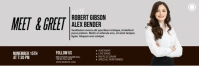 Meet & Greet Twitter Header template