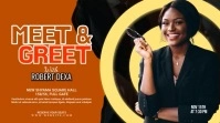 Meet & Greet You Tube Channel Cover YouTube Kanaal Omslag Foto template