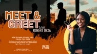 Meet & Greet You Tube Channel Cover YouTube Kanaal Omslag Foto template