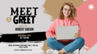 Meet & Greet You Tube Channel Cover YouTube Kanaal Omslag Foto template