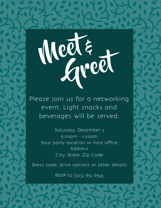 Meet Greet Flyer Template PosterMyWall meet-greet-flyer-template-postermywall