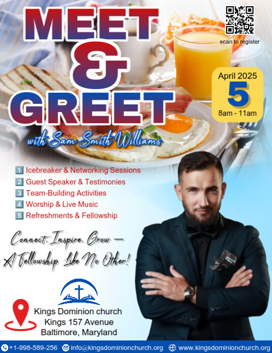 Copy of Meet and Greet Ad | PosterMyWall
