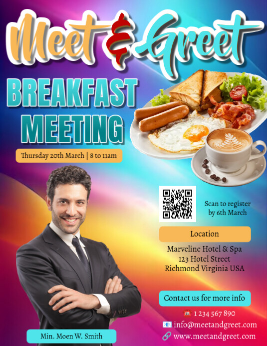 Copy of Meet and Greet Celebrity Ad | PosterMyWall