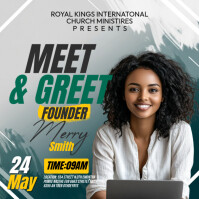 meet and greet Cuadrado (1:1) template