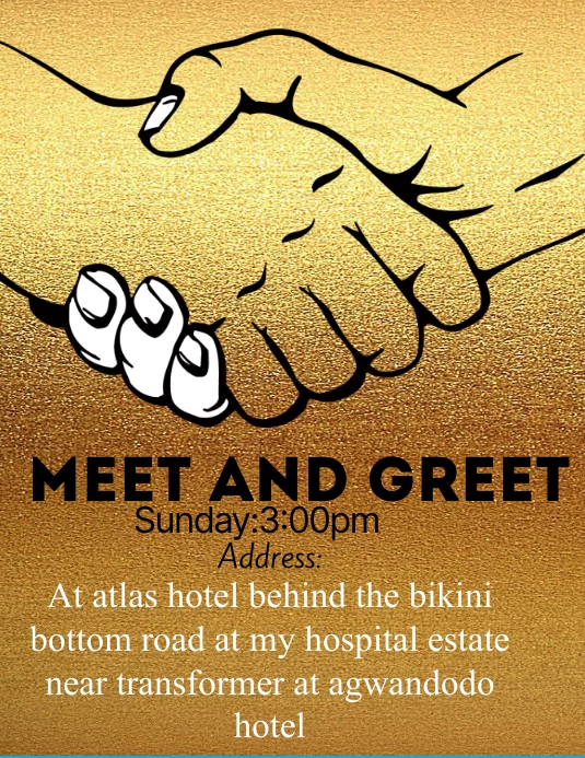 Copy of Meet and greet | PosterMyWall