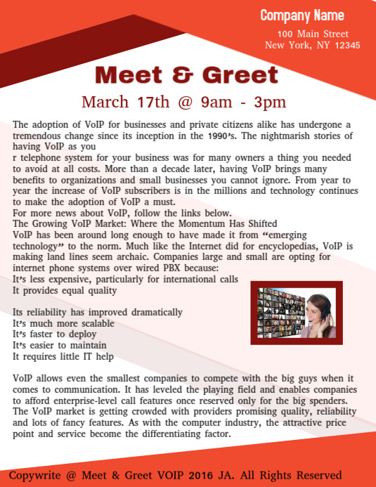 Meet and Greet Template PosterMyWall