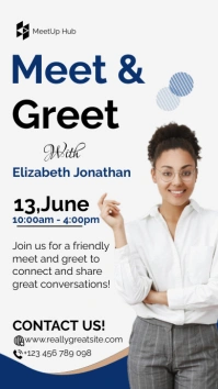 Meet And Greet Instagram Story template