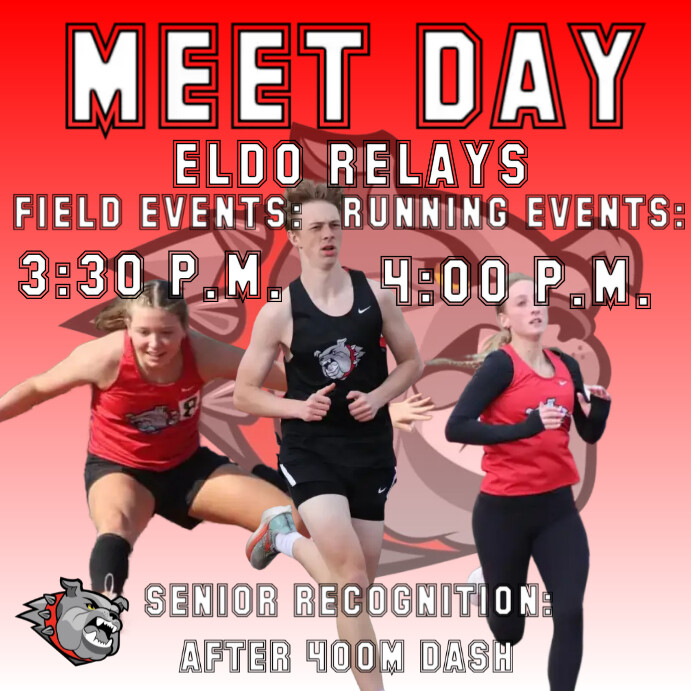 Meet Day Instagram Plasing template