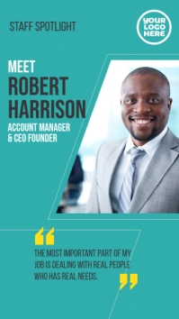Meet Employee Spotlight instagram story template